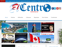 Tablet Screenshot of elcentronews.net